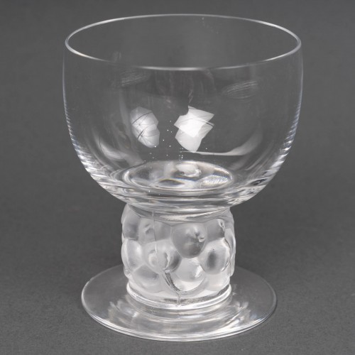 XXe siècle - 1931 René Lalique - Service Thomery Verre Blanc
