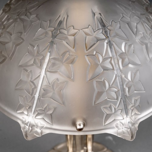 XXe siècle - 1927 René Lalique - Paire de Lampes "Lierre"