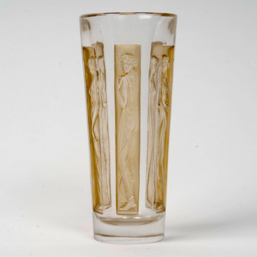 Antiquités - 1911 René Lalique - Suite De 6 Gobelets Verres Six Figurines