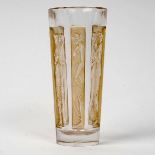 Antiquités - 1911 René Lalique - Suite De 6 Gobelets Verres Six Figurines