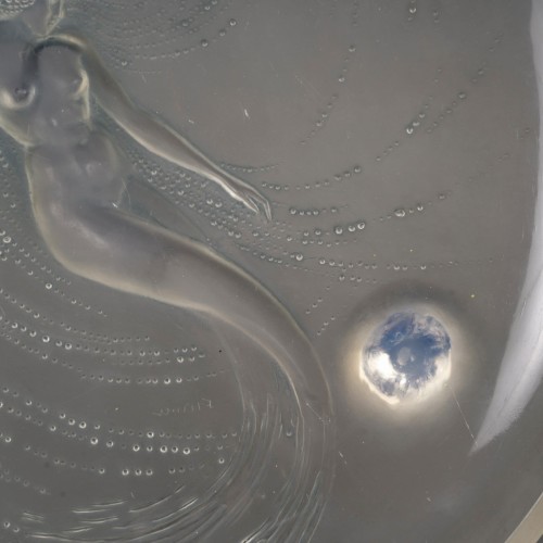 1920 René Lalique - Coupe Trépied Sirène - Art Déco