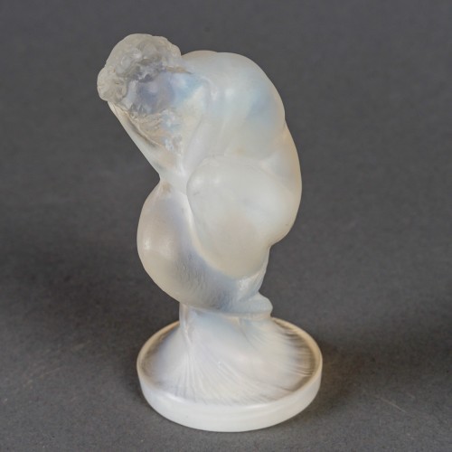 1920 René Lalique - Mascotte Automobile Statuette Sirène - BG Arts