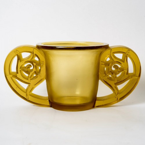 1926 René Lalique - Vase Pierrefonds - Art Déco