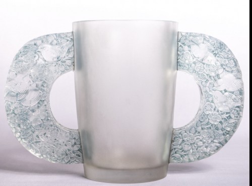 1929 René Lalique - Vase Petrarque - Glass & Crystal Style Art Déco