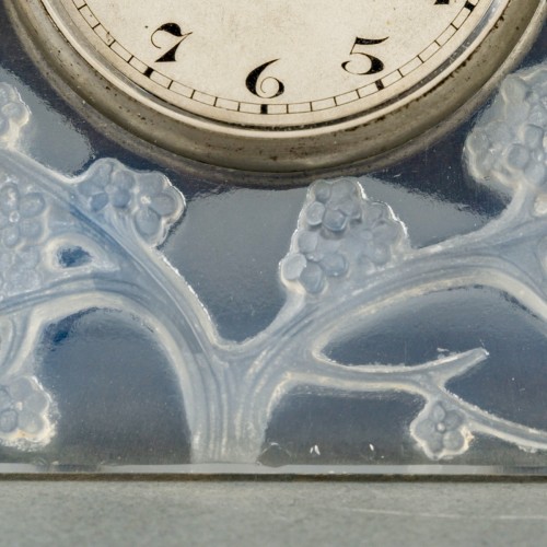 1926 René Lalique - Pendulette Inséparables Mouvement Mécanique - Art Déco