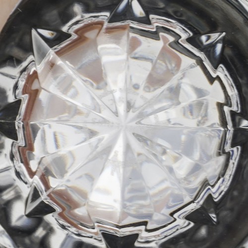  - Saint Louis - 12 Gobelets Thistle Cristal Finition Platine
