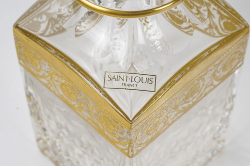 Saint Louis - 6 Gobelets + 1 Carafe Thistle Cristal Or - 