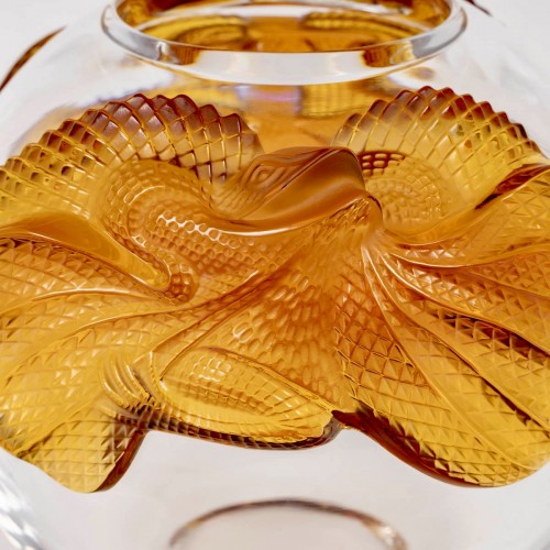 1988 Marie-claude Lalique - Vase Erimaki - BG Arts