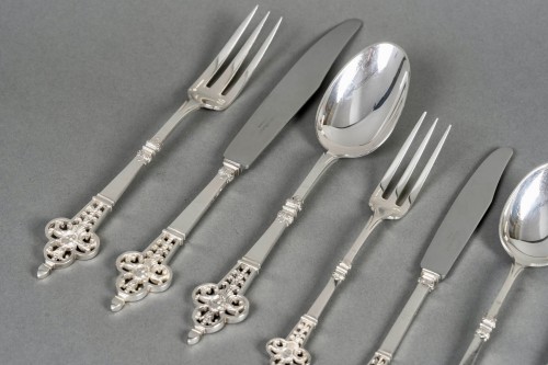 Christofle & Cardeilhac - Ménagère Renaissance de 143 pièces en argent massif  - 