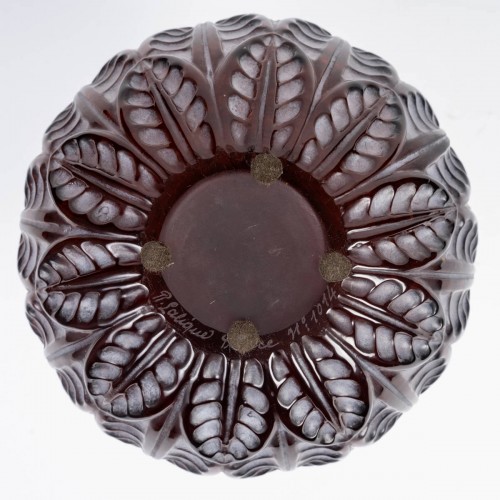 1924 René Lalique - Vase Malesherbes - BG Arts