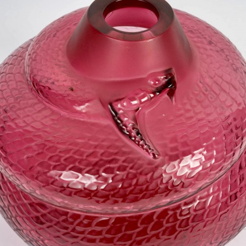 Lalique France - Vase Serpent - BG Arts