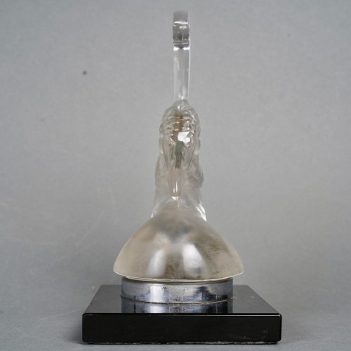 1928 René Lalique - Car Mascot Paon Peacock - 