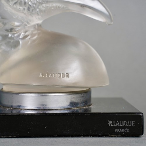 Art Déco - 1928 René Lalique - Car Mascot Paon Peacock
