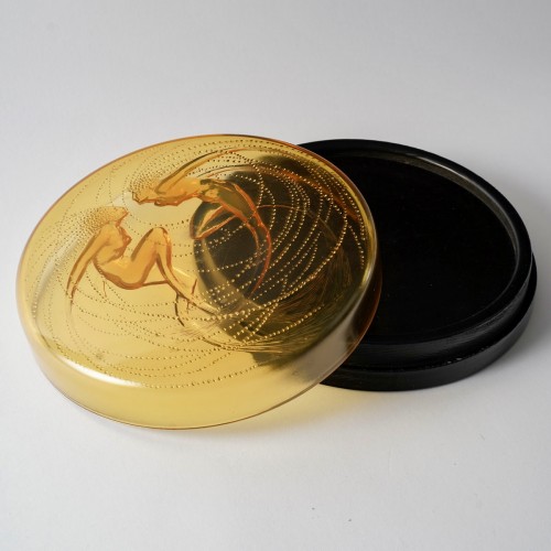 Verrerie, Cristallerie  - 1921 René Lalique - Boîte Deux Sirènes