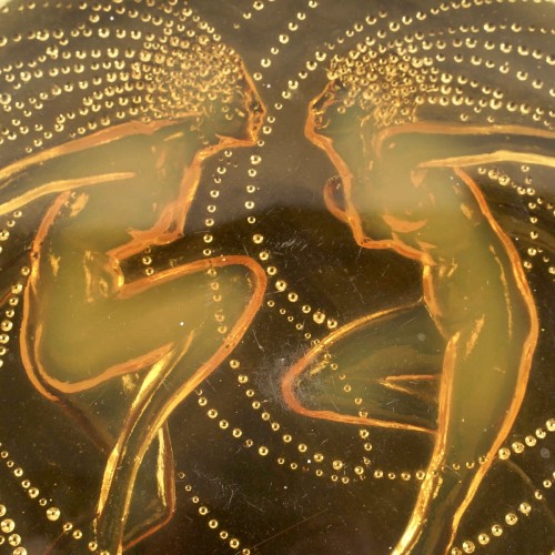 XXe siècle - 1921 René Lalique - Boîte Deux Sirènes