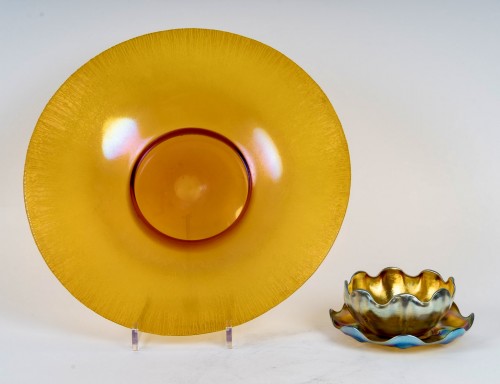 1900 Louis Comfort Tiffany - Service bols, assiettes et coupe - BG Arts