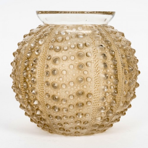 1935 René Lalique - Vase Oursin - Verrerie, Cristallerie Style Art Déco