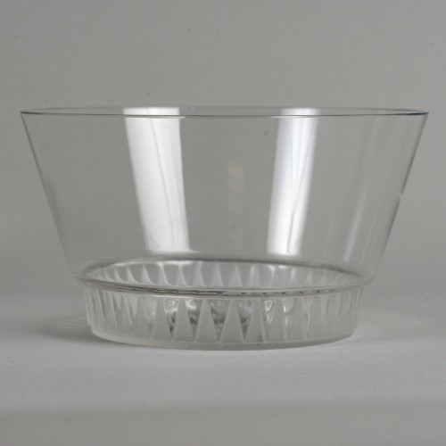 Art Déco - 1930 René Lalique - Service Bourgueil 48 pièces verres, assiettes et bols
