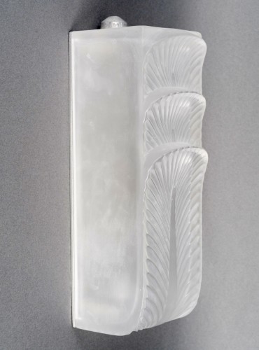 Luminaires Appliques - 1935 René Lalique - Paire d'Appliques Art Déco Languedoc