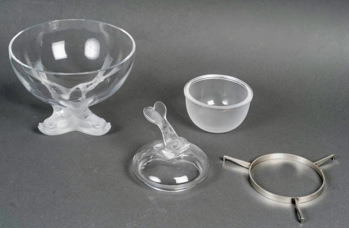 Verrerie, Cristallerie  - 1980 Marie-claude Lalique - Bol à Caviar Igor
