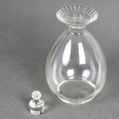 1932 René Lalique - 2 Brocs et 1 Carafe Art Déco Fleur - BG Arts