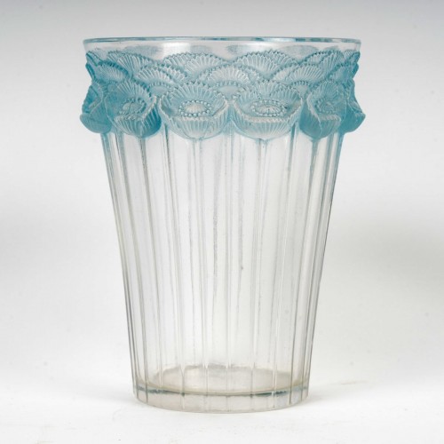 1933 René Lalique - Vase Boutons d'Or - Verrerie, Cristallerie Style Art Déco