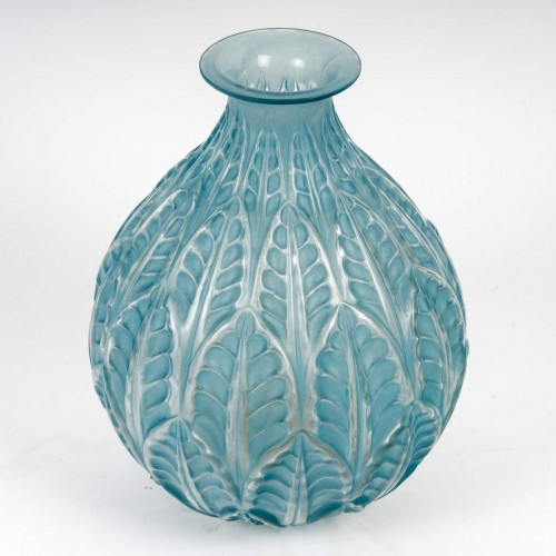 1924 René Lalique - Vase Malesherbes - Verrerie, Cristallerie Style Art Déco
