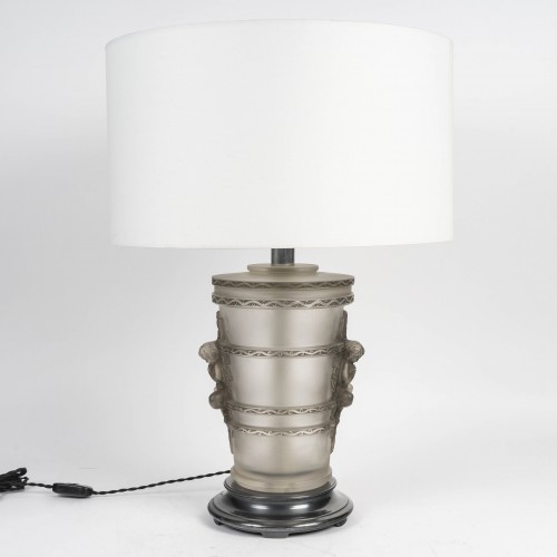 Luminaires Lampe - 1950 Marc Lalique - Lampe Pan Faune