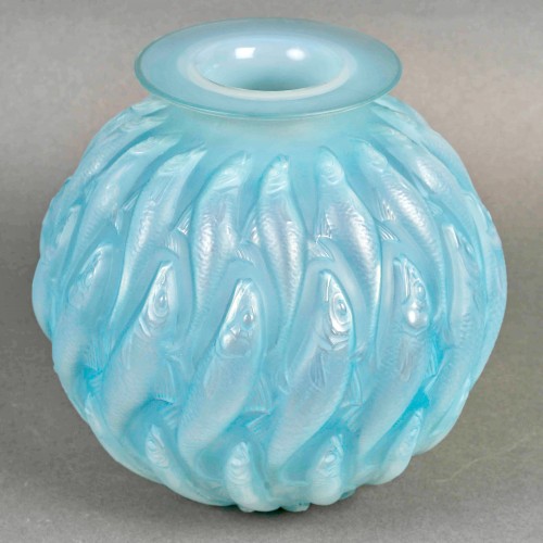 1927 René Lalique - Vase Marisa - Verrerie, Cristallerie Style Art Déco