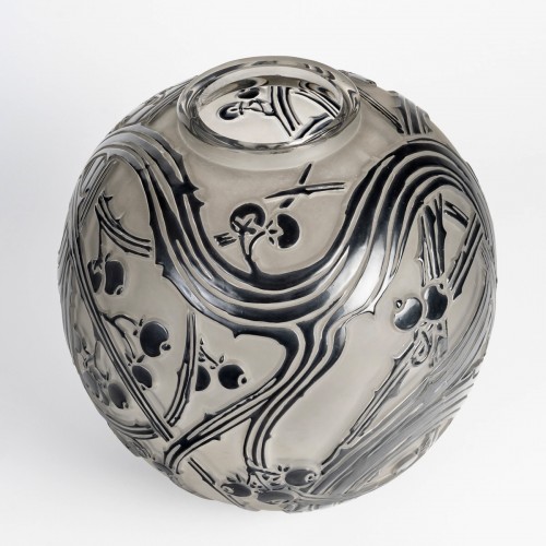 Verrerie, Cristallerie  - 1924 René Lalique - Vase Baies