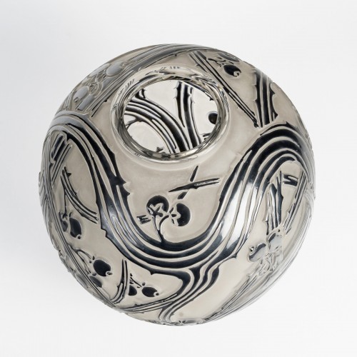 1924 René Lalique - Vase Baies - BG Arts