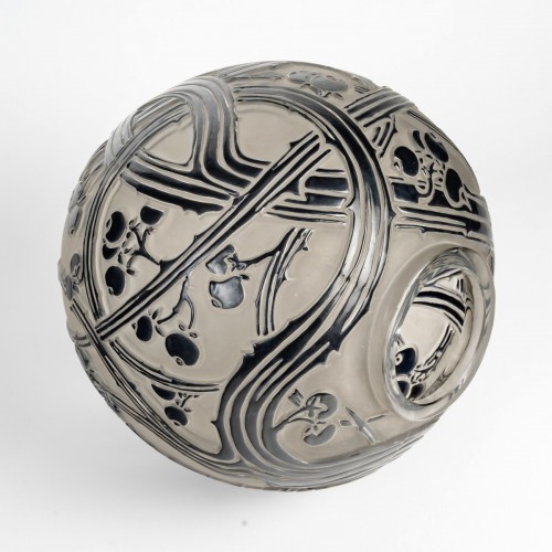 Art Déco - 1924 René Lalique - Vase Baies