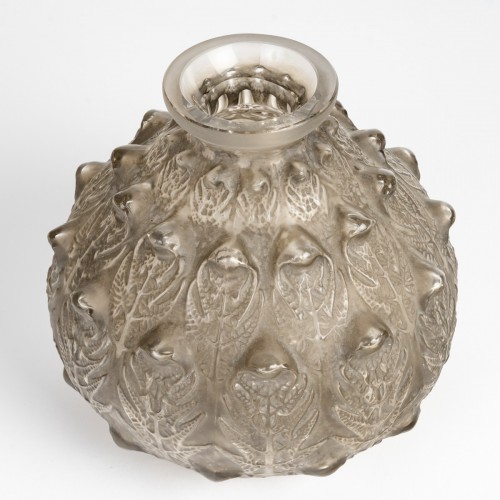 1912 René Lalique - Vase Fougères - Verrerie, Cristallerie Style Art nouveau