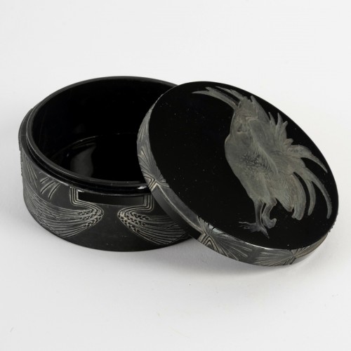 Verrerie, Cristallerie  - 1910 René Lalique - Boîte Coq