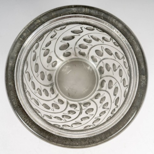 XXe siècle - 1934 René Lalique - Vase Lemna