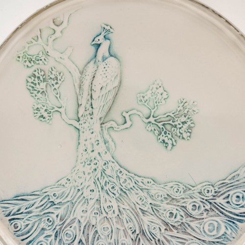 Verrerie, Cristallerie  - 1910 René Lalique - Boîte Paon