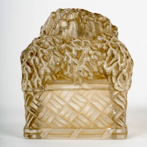 Verrerie, Cristallerie  - 1939 René Lalique - Surtouts décoratifs corbeille Quatre Saisons