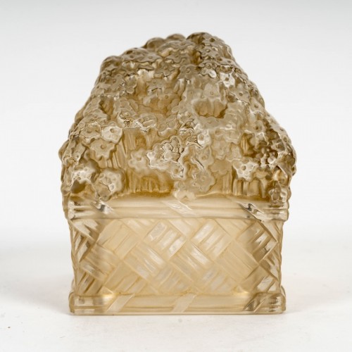 XXe siècle - 1939 René Lalique - Surtouts décoratifs corbeille Quatre Saisons