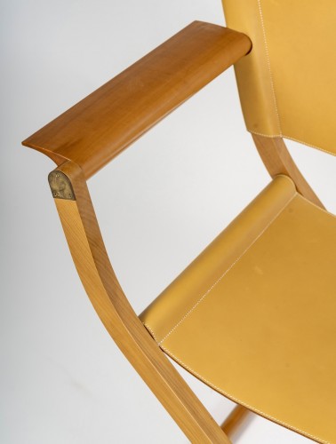 20th century - Hermès - Folding Armchair And Folding Stool Pippa