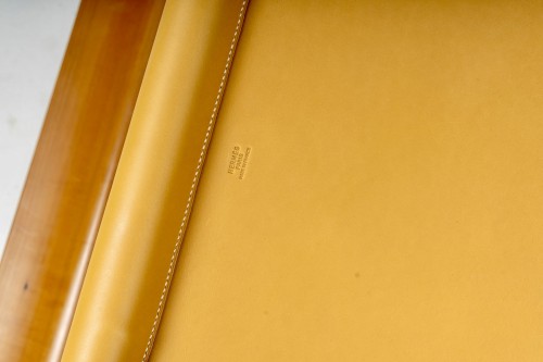 Antiquités - Hermès - Folding Armchair And Folding Stool Pippa