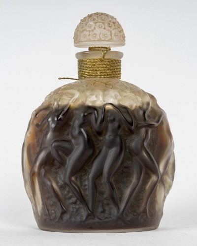 1937 René Lalique - Flacon Calendal Pour Molinard - Verrerie, Cristallerie Style Art Déco