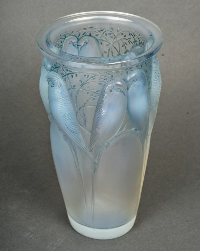 1924 René Lalique - Vase Ceylan - Glass & Crystal Style Art Déco