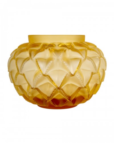 Lalique France - Art Deco Vase Languedoc