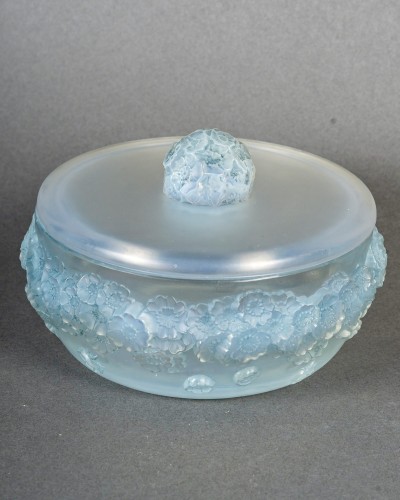 1927 René Lalique - Boîte Primevères - Verrerie, Cristallerie Style Art Déco
