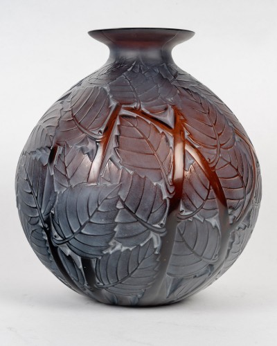 1929 René Lalique - Vase Milan - Glass & Crystal Style Art Déco