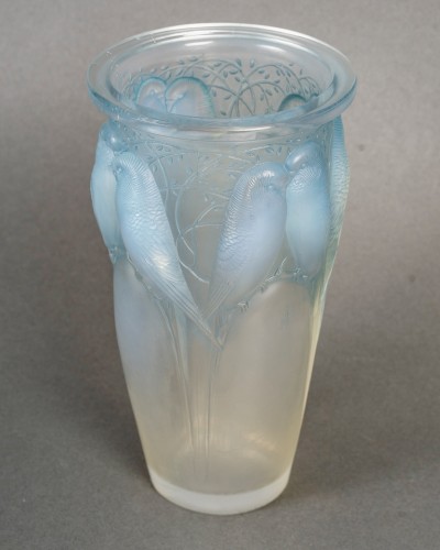 1924 René Lalique - Vase Ceylan - Glass & Crystal Style Art Déco
