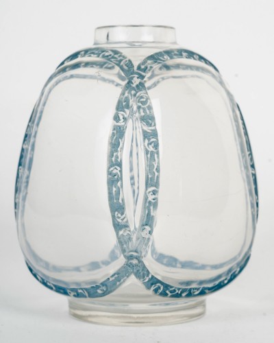 1914 René Lalique - Vase Guirlandes de Roses - Glass & Crystal Style Art nouveau