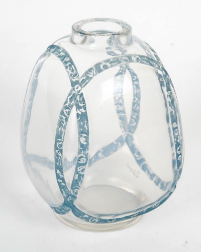 1914 René Lalique - Vase Guirlandes de Roses - 