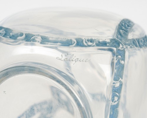 20th century - 1914 René Lalique - Vase Guirlandes de Roses