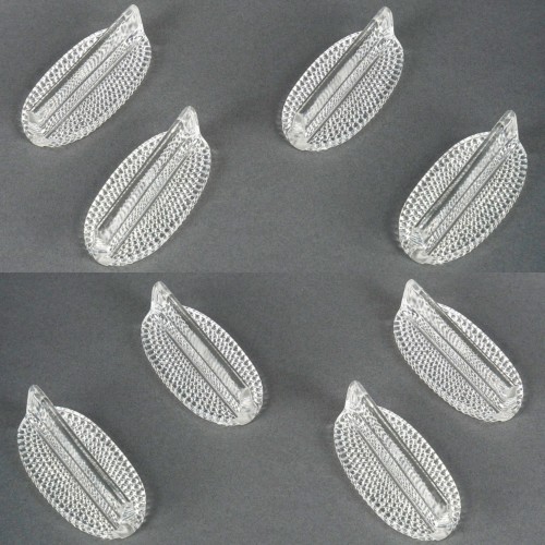 1932 René Lalique - Suite de 8 Porte Couteaux Nippon - Argenterie et Arts de la table Style Art Déco